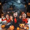 2D Haunted House Backdrop for Halloween & Spooky Themed Party