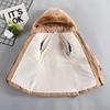 Girls' Winter Clothing Velvet Padded Thickened Coat Fashion Girl Cotton-Padded Jacket