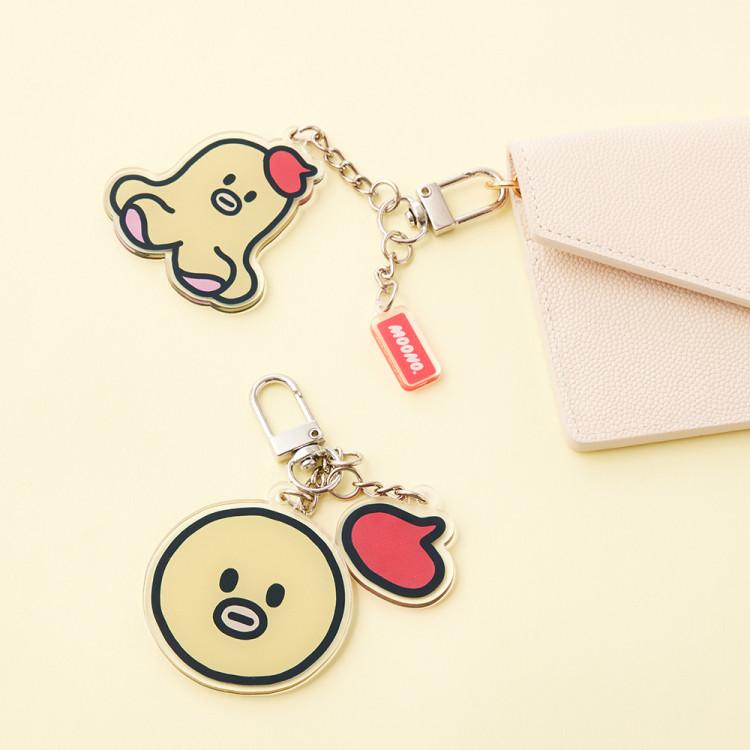 Двусторонний акриловый брелок MOONO (BIG) аксессуары