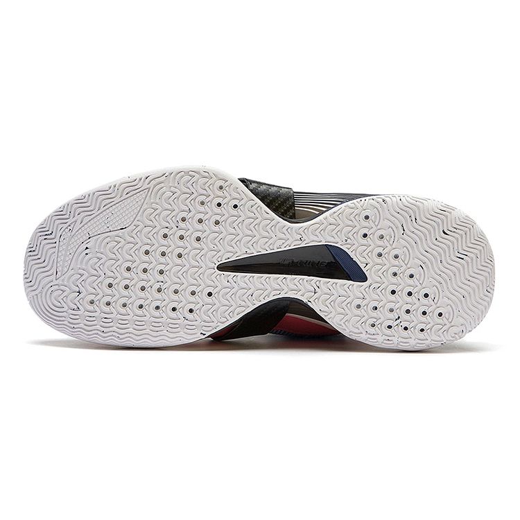 Li Ning Pioneer Spirit Premium 2.5 Low Basketball Shoes Kids Sneaker Black White Blue YKBS048-1