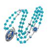 Catholic Love Prayer Necklaces Blessing Pendants, Rosarys Necklaces Long Pendants Necklaces Religious Jewelry for Girl