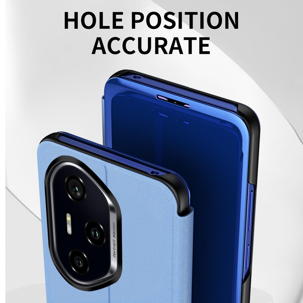 For Honor 300 Pro Case View Window Stand Leather Flip Phone Cover