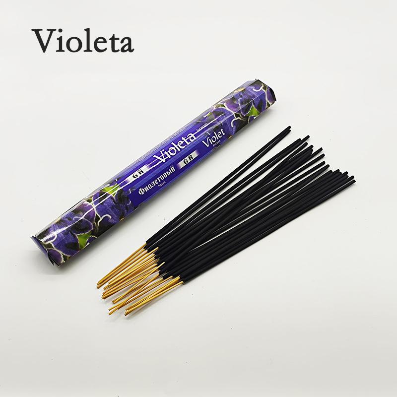 Y Original Indian Incense 20 палочек для медитации Пало Санто Белый шалфей Благовония для туалета Дезодорация Воздух Свежий Ароматерапия