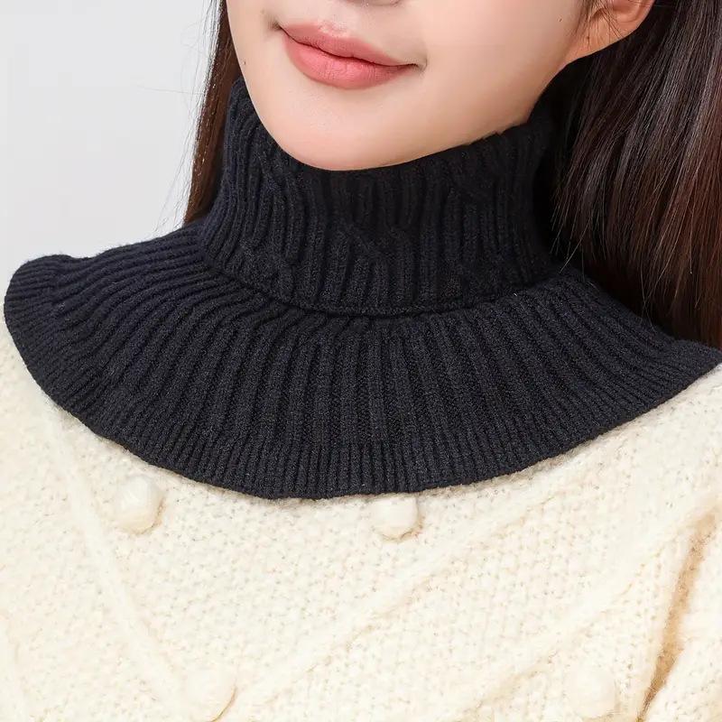 Solid Color Pullover Scarf Infinitely Elastic Autumn and Winter Cold Resistant Neck Collar Scarf