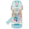 Hirogaru Sky PreCure Water Bottle, 480ml Clear Bottle with Straw, for Kids, PDSH5-A