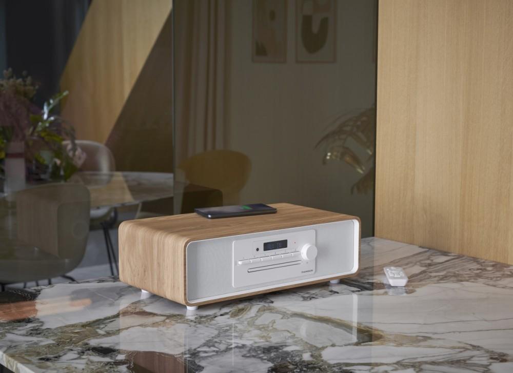 Thomson MIC301IBT - mikro system z radiem FM CD/MP3/USB i Bluetooth - biały, Thomson
