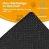 Large honeycomb double litter trap mat, non-slip waterproof and urine-proof litter box mat, kitten supplies and essentials