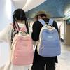 Teen School Bag Junior High School High School High School Student Simple Backpack College Student Backpack Female