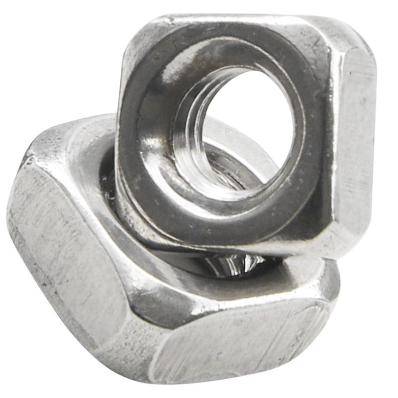 Гайка квадратная из нержавеющей стали 201 для винтов M4/M5/M6/M8