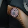 Rhinestone Car One-Click Engine Start Stop Switch Button Cover Ignition Button Sticker Auto Interior Decoration Accessories