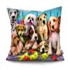 Наволочка для домашнего декора с милыми животными, пляжная забавная собака, наволочка для автомобиля, дивана, домашний декор, наволочка, полиэстеровая подушка