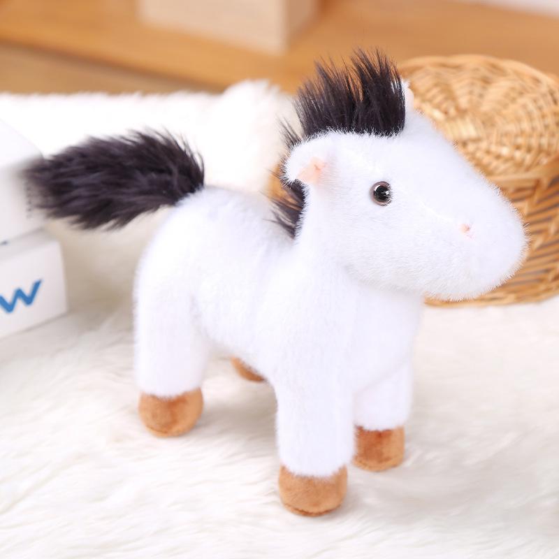 Simulation Cute Short-Legged Pony Plush Toy - Comfort Gift for Girls