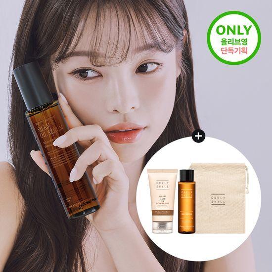 Curry Sil Silky Oil Serum 70 мл Специальное предложение (+Шампунь 50 мл+Маска 30 мл+Пак)