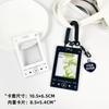 Ins Transparent Acrylic Photocard Holder Keychain Idol Photo Sleeve Credit ID Bank Card Holder Student Card Case Protective Case