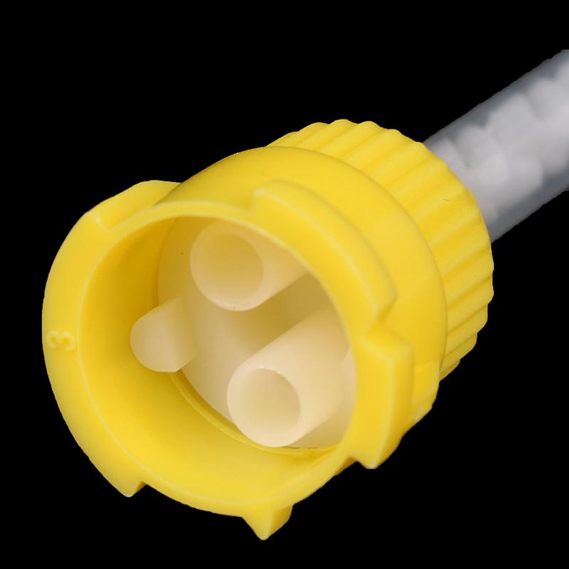 50/100 шт. Стоматологические материалы Стоматология Силиконовая резина Передающая Смешивающая головка Одноразовые Оттискные насадки Смешивающие наконечники Смешивающая трубка