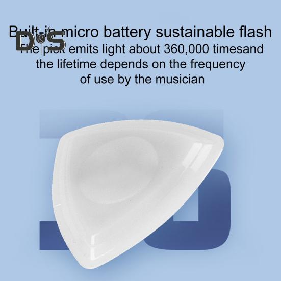 Светящиеся медиаторы LED Light Up Гитарный медиатор Подсвеченный медиатор Аксессуар для акустической электрогитары и бас-гитары