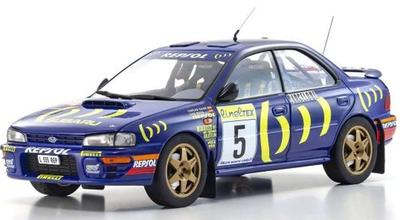 Kyosyo Original Subaru Impreza 1995 Monte Carlo Завершенный продукт 1/18 #5