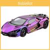 Игрушечная модель автомобиля Lamborghini Revuelto из сплава для детей с инерционным управлением и светозвуковыми эффектами