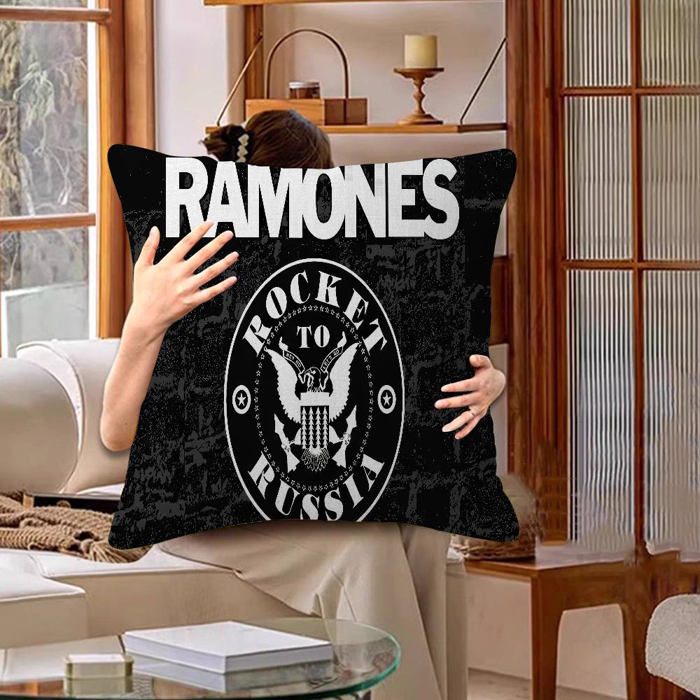 R-ramones Подушка-подушка Дизайн Чехол для подушки Декор Декорации для праздника