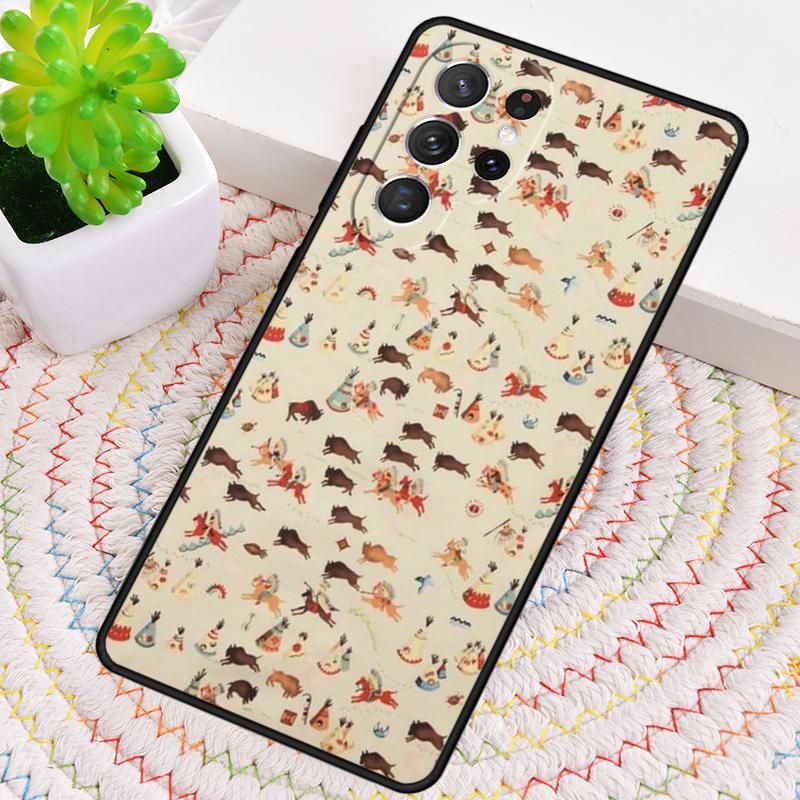Силиконовый чехол для телефона с коллажем из узоров лошадей для Samsung Galaxy note 10 pro S26 S25 S24 S23 S22 S21 Plus S25Ultra Чехол Capa