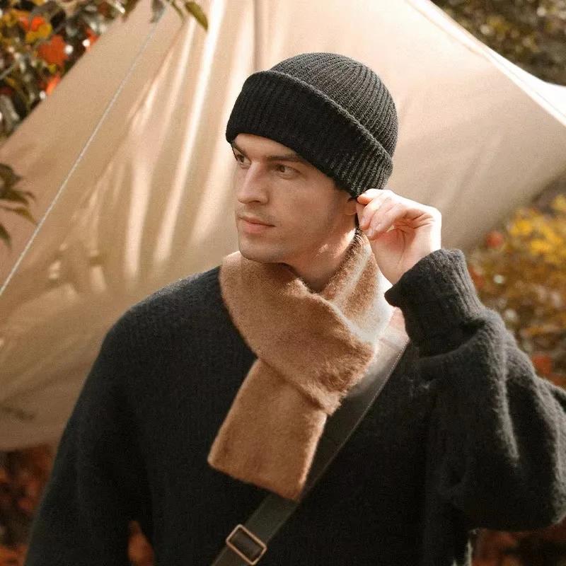 2In1 Mask Beanies Men Winter Balaclava Hat Knitted Full Face Ski Bonnet Tactical Cycling Earmuffs Cap Cold Weather Gear