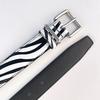 First Layer Cowhide Zebra Pattern Leopard Leather Pattern Leather Belt With Casual Pants Short Skirt Jeans Women'S Belt