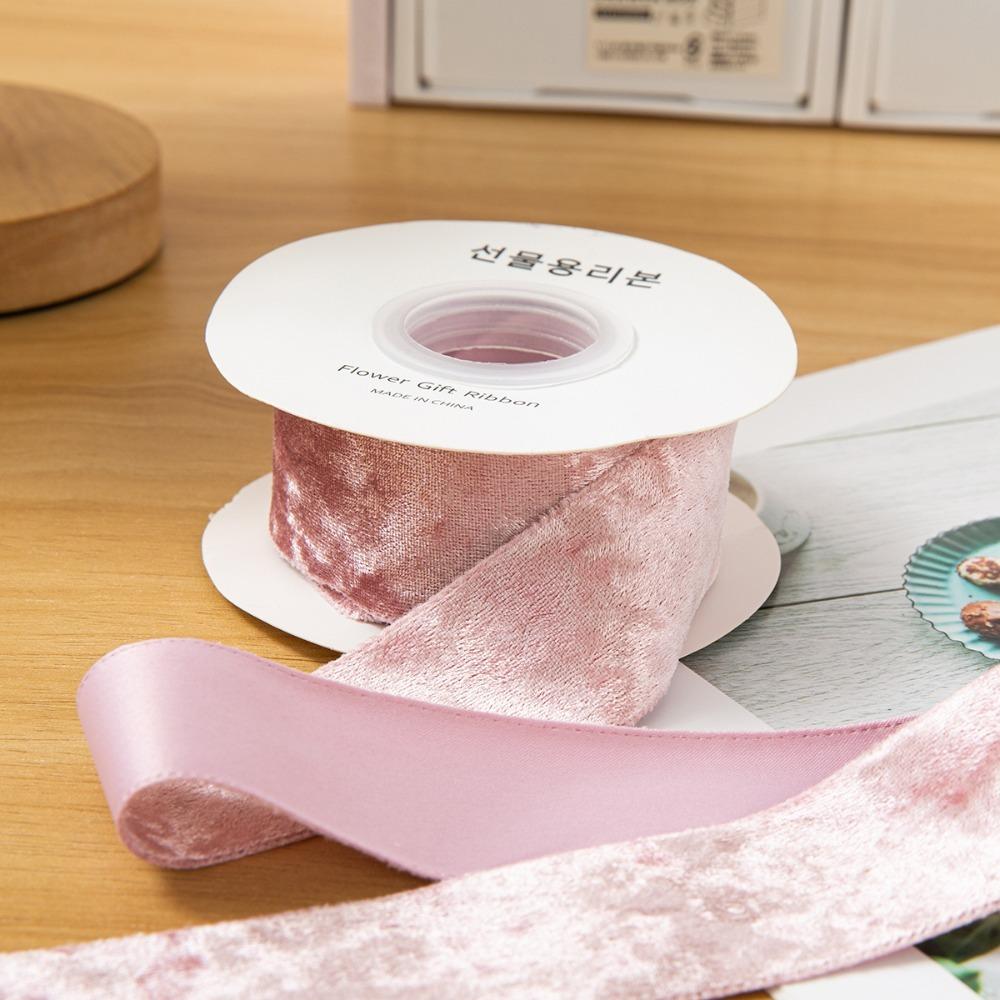 Crushed Velvet Velvet Wired Ribbon 3.8cm Width Gift Wrapping Ribbon Gift Wrapping Christmas Tree