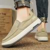 Fashion Men's Casual Shoes Breathable Canvas Shoes Comfort Sneakers for Men Designer Loafers Light Slip-on Driving Shoes Zapatos Hombre