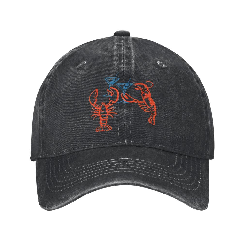 Lobster Lovers Club Baseball Caps Vintage Distressed Cotton Headwear Unisex Outdoor Workouts Adjustable Hats Cap