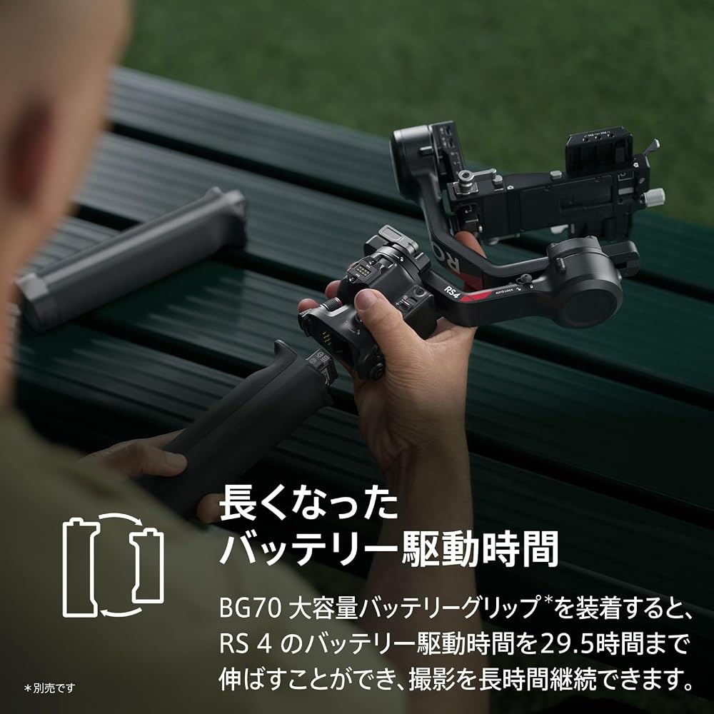 DJI RS 4 3-Axis Stabilizer for DSLR and Mirrorless Cameras: Compatible with Canon/Sony/Panasonic/Nikon/Fujifilm cameras. Features native support for 2