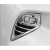 Chrome Style Front Fog Light Lamp Frame Trim 2pc For Toyota Highlander 2020-2023