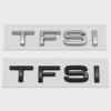3D ABS Black TFSI Logo TDI TT Car Trunk Emblem Badge For A3 A4 A5 A6 A7 A8 Q2 Q3 Q5 Q7 Q8 TFSI TDI Sticker Accessories