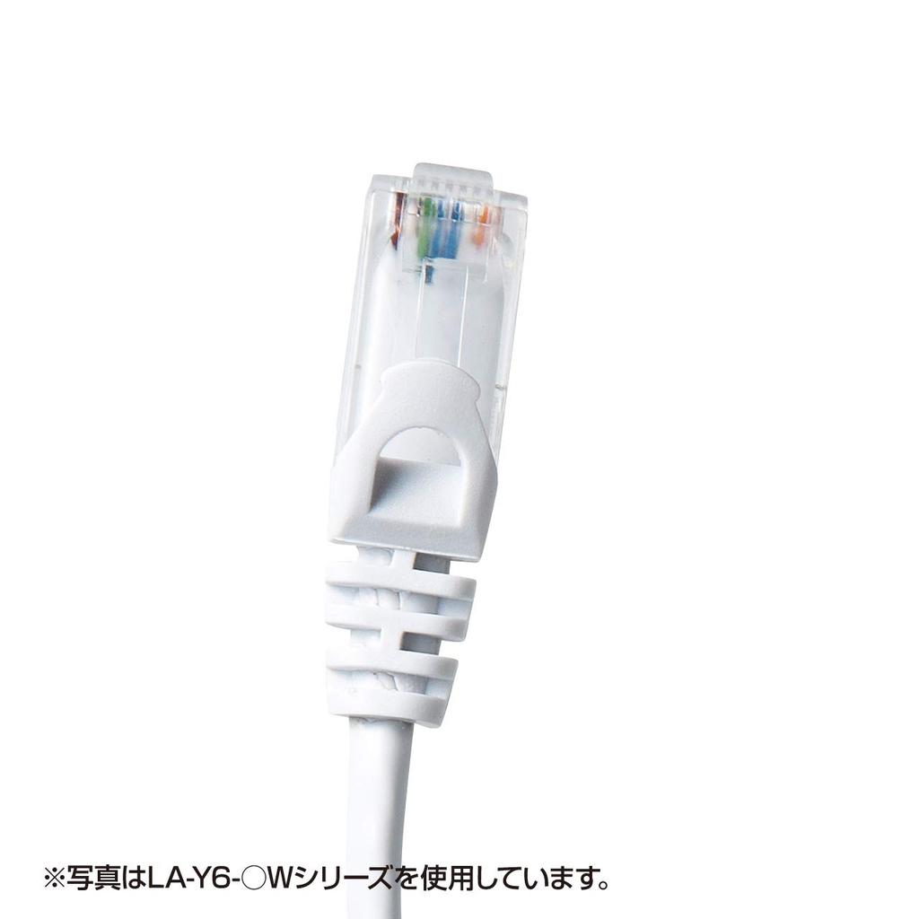 SANWA SUPPLY Кабель LAN CAT6 UTP RJ45 с (3m) 1 Гбит/с/250 МГц Защитные язычки от выдергивания, Красный, LA-Y6-03R