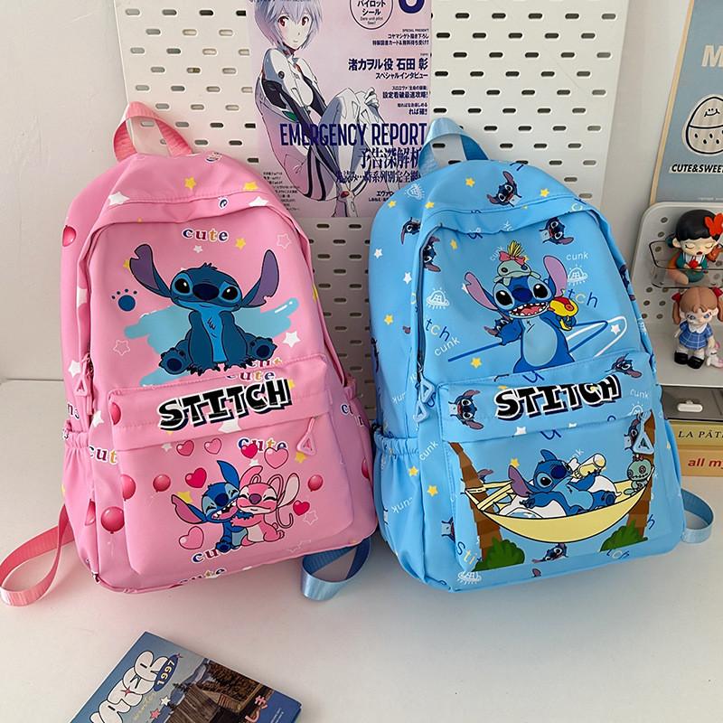 Рюкзак Disney Стич большого объема, легкий, нейлоновый, дышащий, для подростков, в школу, для путешествий