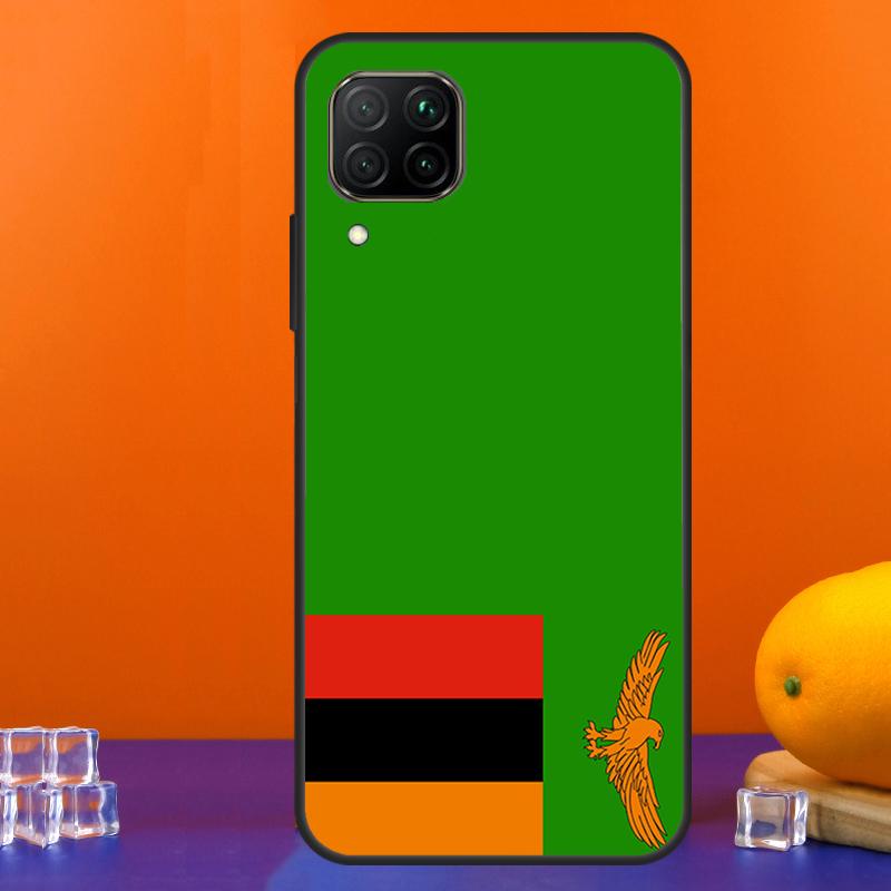 Zambia Flag For Huawei Nova 12s 12i 11i 5T 9 10 SE Y91 Y90 Y60 Y70 Y72 Y61 P60 Pro P20 P40 P30 Lite Case