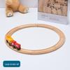 Wooden Electric Train Track Building Blocks - Compatible with Thomas