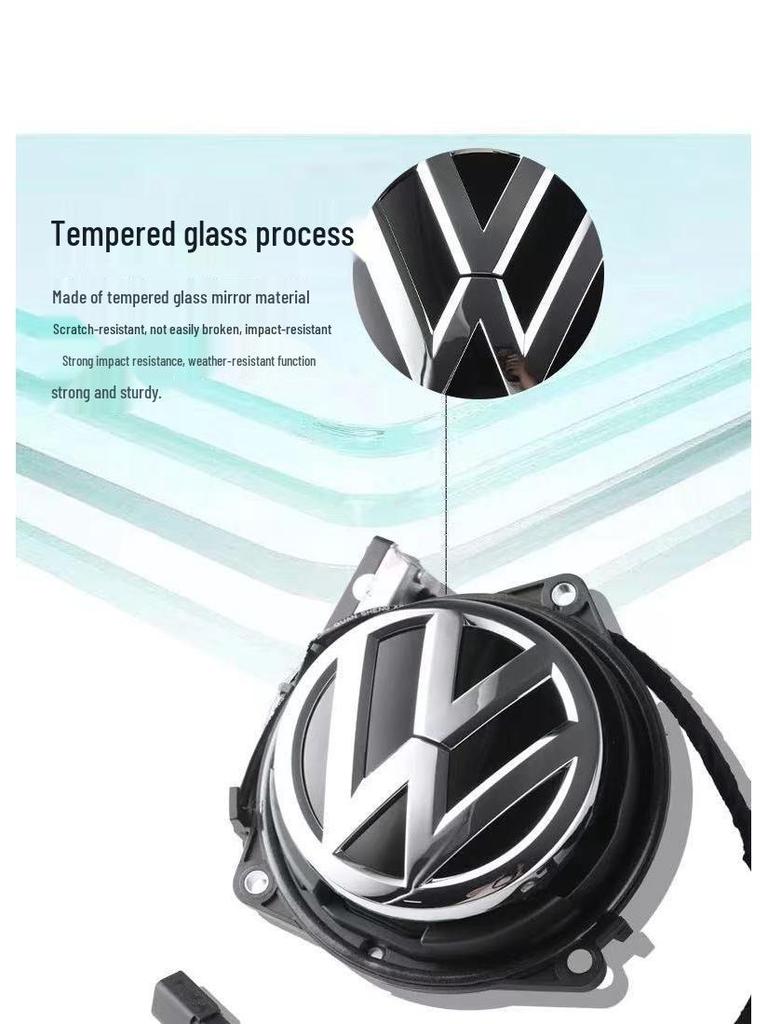 Подходит для камер заднего вида Volkswagen Golf Sportsvan, Magotan B8 и Lamando с оригинальной крышкой-заслонкой для траектории.