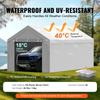 Carport Replacement Canopy Cover Top + Side Wall 6000 x 3000 mm, Garage Tent Shelter Tarp Heavy-Duty Waterproof & UV Protected, Easy Installation with