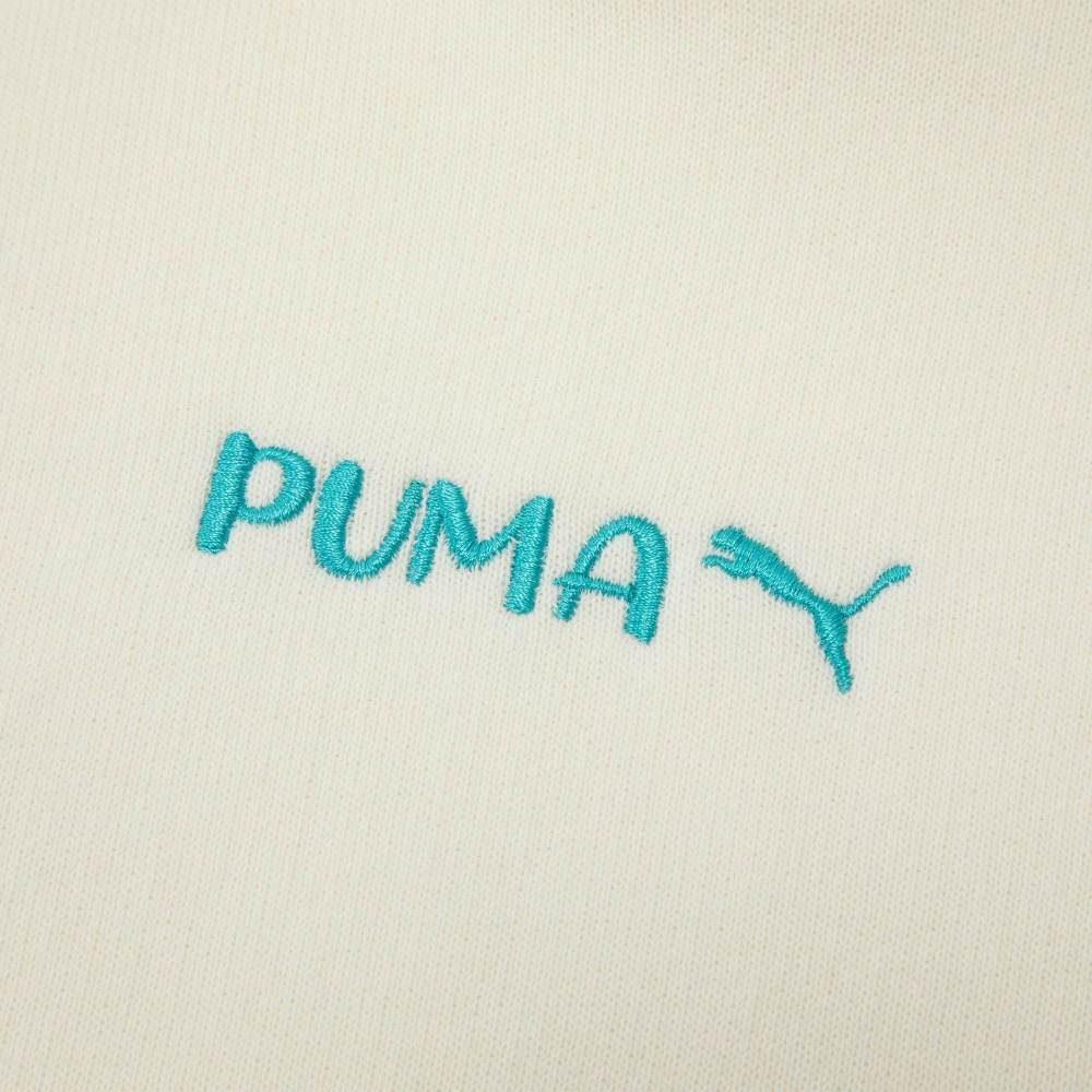 Puma Толстовки Женские Белые С Капюшоном Средней Плотности Прочие 625165-65