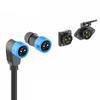 50A 2+1+5 Lithium Battery Connector Waterproof IP67 M23 Male Female Plug Socket New Energy Electric Bicycle Charging Port Cable