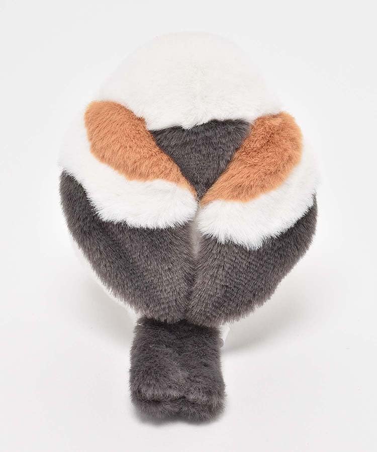 Bleu Bleuet Успокаивающая Плюшевая Пухлая Снежная Птичка-Фея Синица, Пушистая, Карманного Размера Игрушка, Талисман,