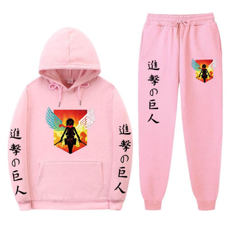 2023 осенне-зимний комплект с капюшоном, толстовка с принтом для мужчин и женщин, унисекс, оверсайз, модные повседневные брюки с длинными рукавами, костюм, одежда