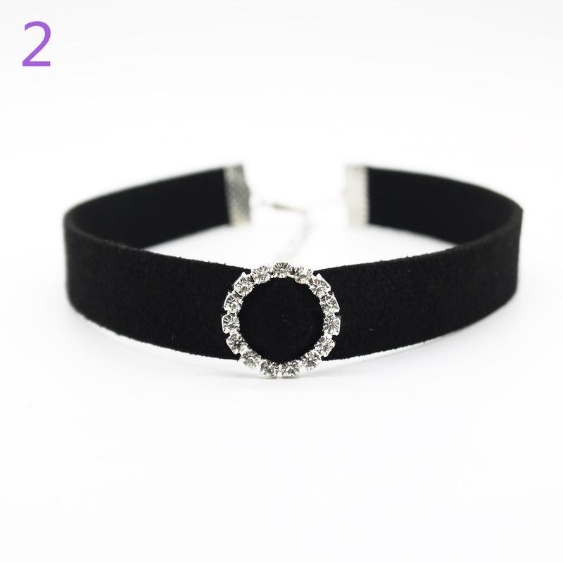 1 PCS European and American Necklace Choker Peach Heart Collar Jewelry