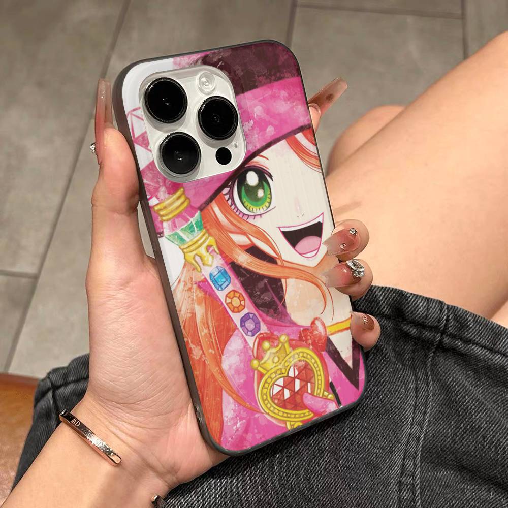 Anime Sugar Sugar Rune Phone Case For IPhone 17 16 15 14 13 12 11 Pro Max Plus Pro Stripe Soft Cover