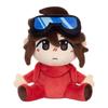 18 см Санти Плюшевая Игрушка Мультяшный Персонаж Красный Наряд Очки Мягкая Игрушка Коллекционная Кукла Дети Фанаты Аниме Подарок