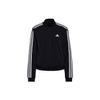 Striped Panel Track Jacket Women Outerwear Black GS1352