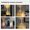 LED Wall Lights Motion Sensor Wall Lamp RGB Warmlight Home Decoration Light Up and Down Night Light Rechargeable for Stair Porch