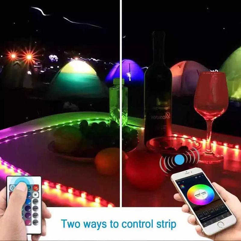 RGB светодиодная лента с управлением через Bluetooth-приложение и музыку для подсветки фона телевизора