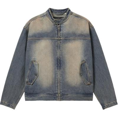 Levis Повседневная Мода Простая Джинсовая Куртка Мужские куртки Темно-синий 002WZ-0000