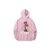 Li Ning Boring Ape Trend Sports Club Cartoon Print Loose Pullover Hoodie Unisex Hoodie Sheer-Pink AWDU909-5